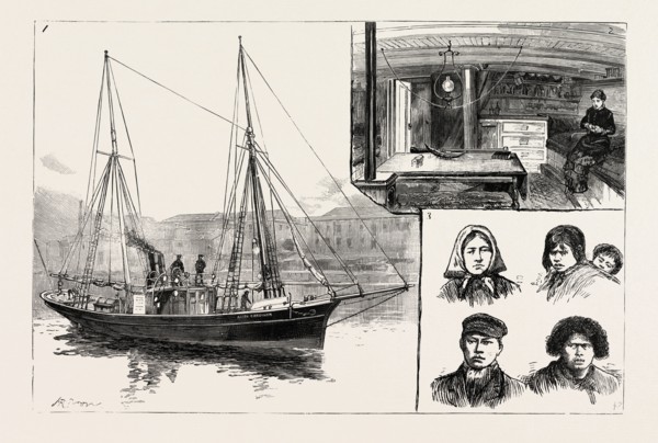 THE MISSION SHIP OF THE SOUTH AMERICAN MISSIONARY SOCIETY, I. The Allen Gardiner 2. The Cabin 3.