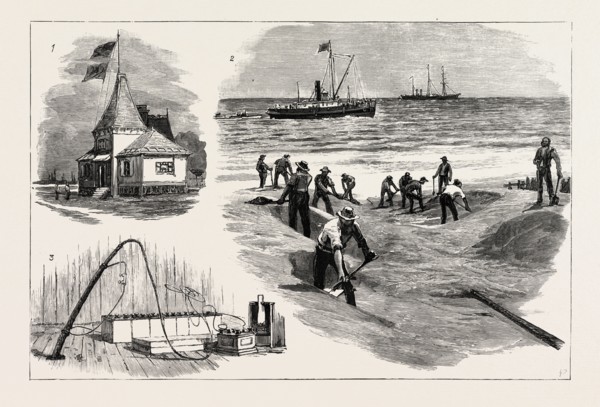 THE BENNET MACKAY CABLE, CONEY ISLAND, NEW YORK, I. The Station of the C.C.C. 2. Covering in the