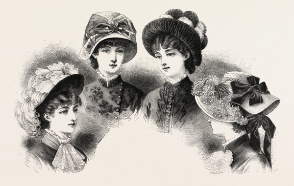 1882 FASHIONABLE HATS, FASHION