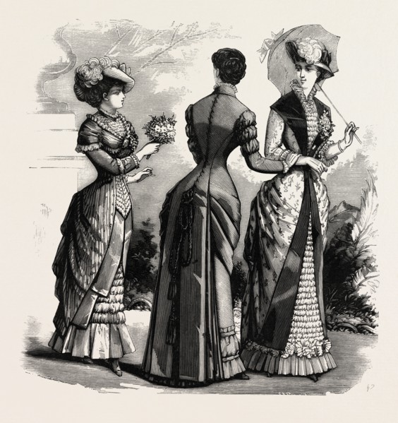 SUMMER COSTUMES, 1882, FASHION