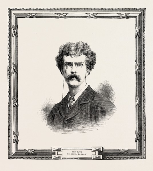 Cecil Gordon Lawson December 3, 1851 - June 10, 1882, was an English landscape painter, ENGRAVING