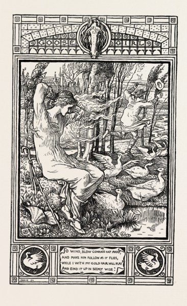 From Grimm's Household Stories,  ENGRAVING 1882