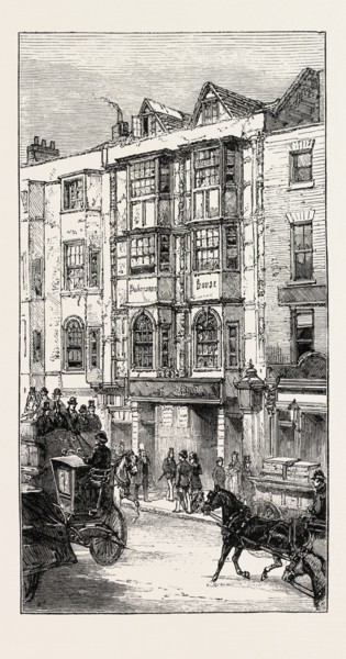 THE SO CALLED SHAKESPEARE'S HOUSE IN ALDERSGATE STREET ABOUT TO BE DEMOLISHED, LONDON, UK, britain,