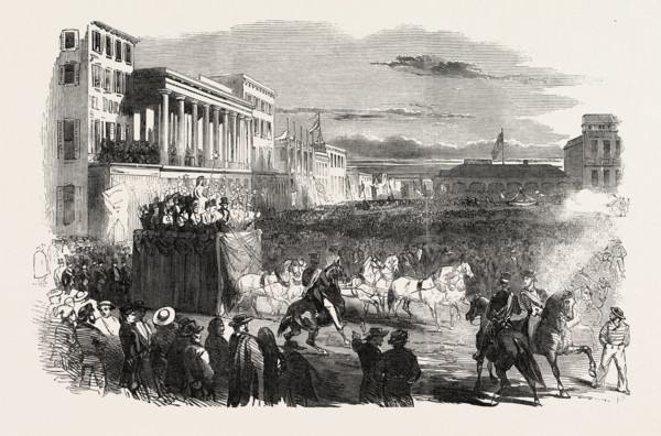 PROCESSION AT SAN FRANCISCO, IN CELEBRATION OF THE ADMISSION OF CALIFORNIA INTO THE AMERICAN UNION,