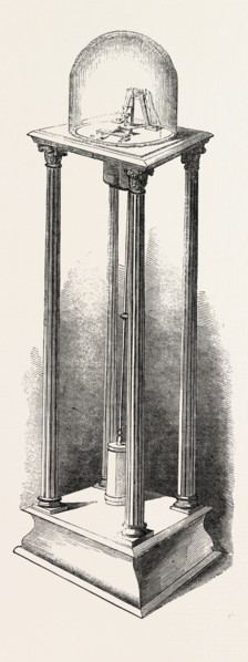SHEPHERD'S ELECTRIC CLOCK FOR THE CRYSTAL PALACE: THE PENDULUM, THE GREAT EXHIBITION, LONDON, UK,