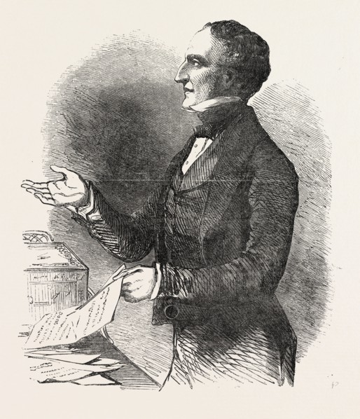 THE CHANCELLOR OF THE EXCHEQUER, (RIGHT HON. SIR CHARLES WOOD) INTRODUCING THE BUDGET IN THE HOUSE