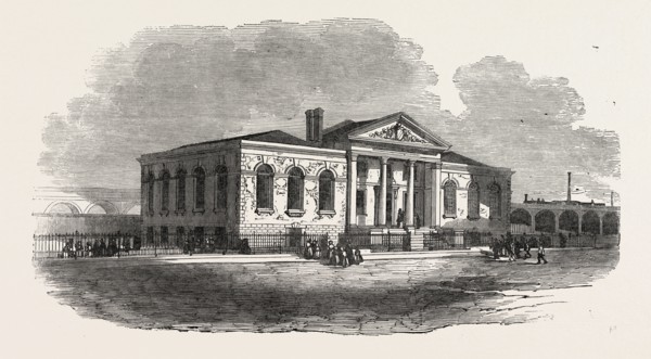 LAMBETH RAGGED SCHOOLS, LONDON, UK, 1851 engraving