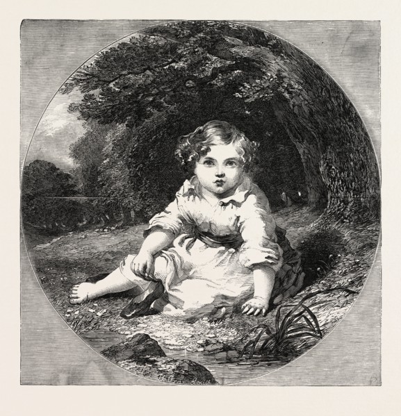 PORTRAIT OF MASTER W. INGRAM, PAINTED BY JAMES JOHN HILL,1811-1882, EXHIBITION OF THE SOCIETY OF