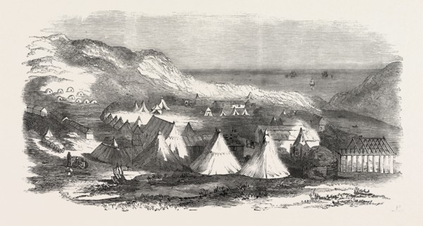 WATERLOO BAY: GREAT FISH RIVER, KAFFRARIA, SOUTH AFRICA, 1851 engraving
