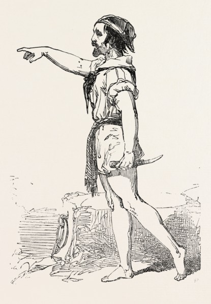 MASANIELLO, SIGNOR GAETANO PARDINI, WHO APPEARED IN LA MUTA DI PORTICI, AT HER MAJESTY'S THEATRE,