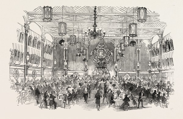 THE METROPOLITAN SANITARY ASSOCIATION DINNER, AT SOYER'S SYMPOSIUM, GORE HOUSE, KENSINGTON, LONDON,