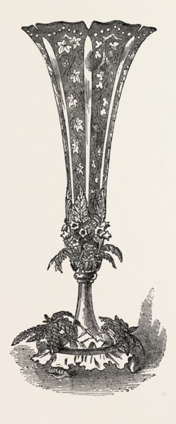 ICE VASE, BY MR. DODD, 1851 engraving
