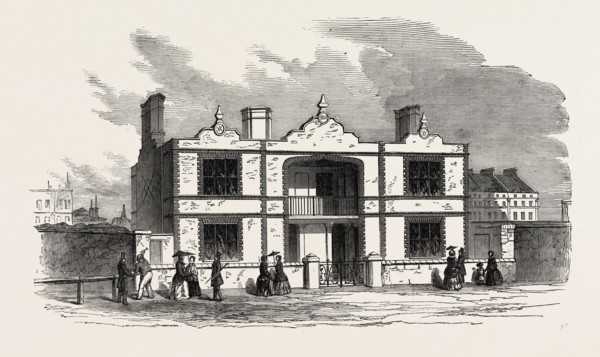 THE GREAT EXHIBITION, LONDON, UK: MODEL HOUSES FOR THE WORKING CLASSES: PRINCE ALBERT'S MODEL