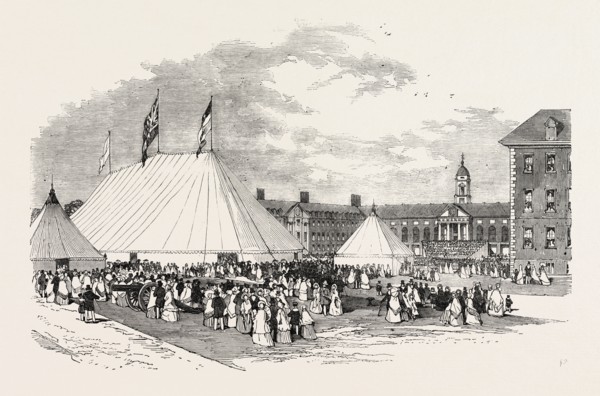GRAND MUSICAL FESTIVAL AND FANCY FAIR IN THE GARDENS OF CHELSEA COLLEGE, IN AID OF THE CONSUMPTION