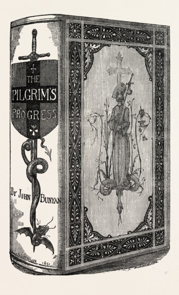 BUNYAN'S PILGRIM'S PROGRESS BY J. AND J. LEIGHTON, 1851 engraving