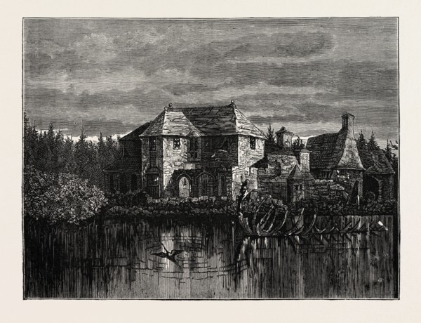 WALSINGHAM HOUSE, BERMUDA, 1873 engraving