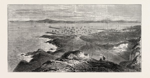 INAUGURATION OF THE HOLYHEAD BREAKWATER AND HARBOUR OF REFUGE BY H.R.H. THE PRINCE OF WALES: