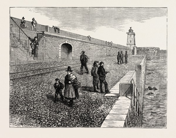 INAUGURATION OF THE HOLYHEAD BREAKWATER AND HARBOUR OF REFUGE BY H.R.H. THE PRINCE OF WALES: