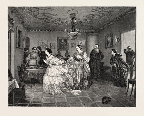 DOMESTIC LIFE IN RUSSIA, THE MATCHMAKER. LOVE, MATCHMAKING, ROMANCE, ROMANTIC, MARRIAGE,