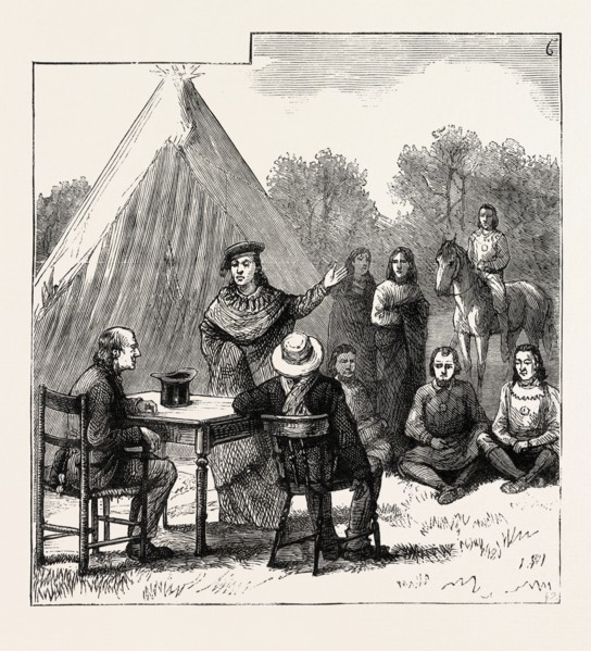 THE WAR WITH THE SIOUX INDIANS, AMERICA, USA, US