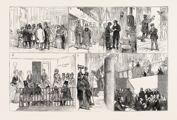 THE FRENCH CRISIS, SKETCHES AT VERSAILLES DURING THE RECENT CONSTITUTIONAL DEBATE, FRANCE: 1. The