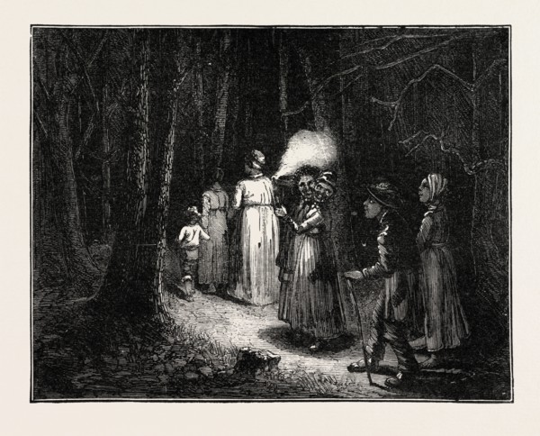 CHARACTER SKETCHES IN NORTH CAROLINA, UNITED STATES OF AMERICA: GOING TO SHOUTING, US, USA, 1873