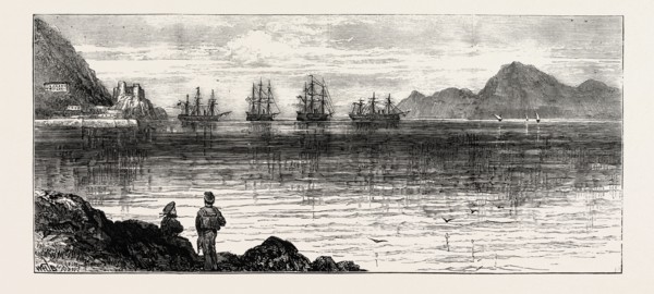 THE CIVIL WAR IN SPAIN: H.M.S. TRIUMPH AND SWIFTSURE CONVOYING THE INTRANSIGENTE VESSELS VITTORIA