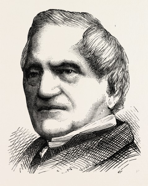 REV. PROFESSOR ADAM SEDGWICK, 1873 engraving