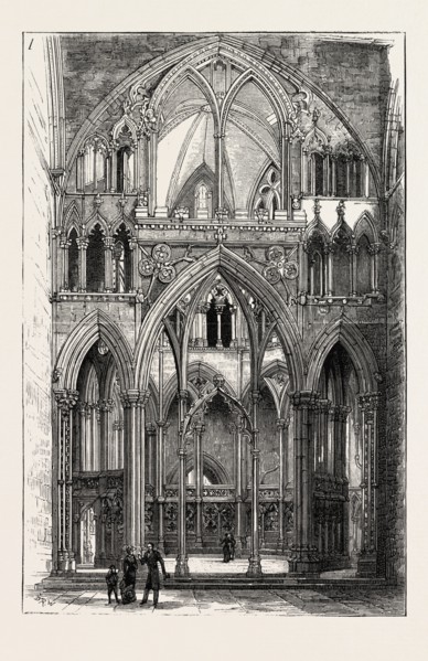 DRONTHEIM CATHEDRAL, NORWAY: ENTRANCE TO THE CHOIR