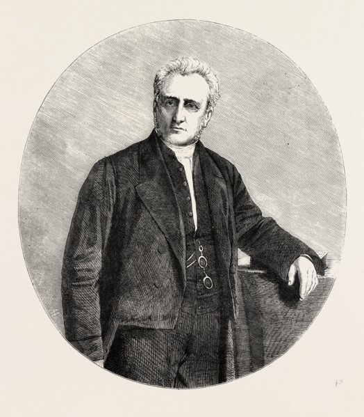 THE REV. WILLIAM WOOD STAMP, PRESIDENT OF THE WESLEYAN METHODIST SOCIETY FOR 1860 - 1861, 1860