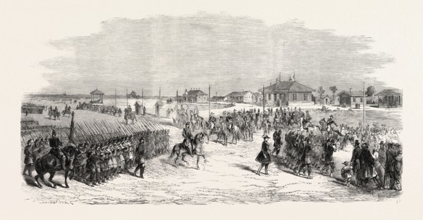IMPERIAL HEADQUARTERS AT THE CAMP AT CHALONS, SITUATED ABOUT A MILE FROM THE VILLAGE OF