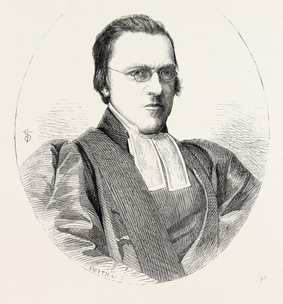 THE HON. AND REV. SAMUEL WALDEGRAVE, D.D., BISHOP OF CARLISLE, 1860 engraving