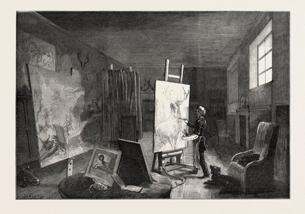 SIR EDWIN LANDSEER'S STUDIO.