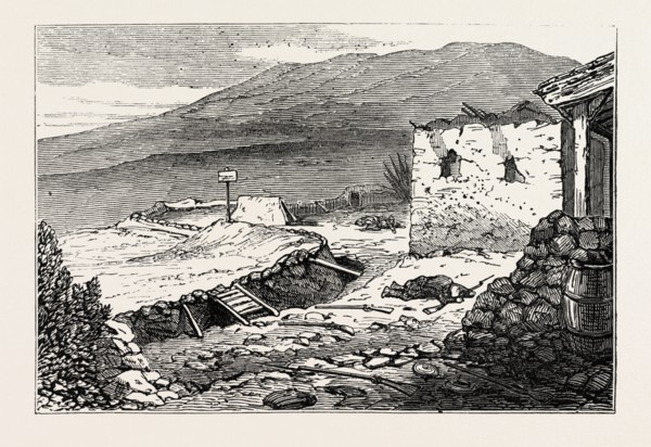 THE CIVIL WAR IN SPAIN: CARLIST TRENCH, SAN PEDRO DE ABANTO