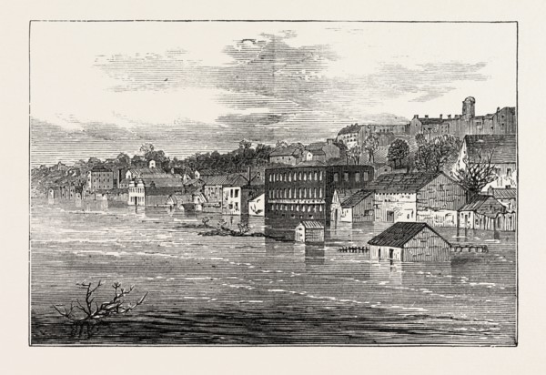 INUNDATIONS IN THE UNITED STATES OF AMERICA: FRONT STREET, CLARKSVILLE, TENNESSEE