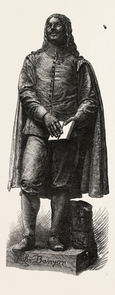 STATUE OF BUNYAN AT BEDFORD, UK