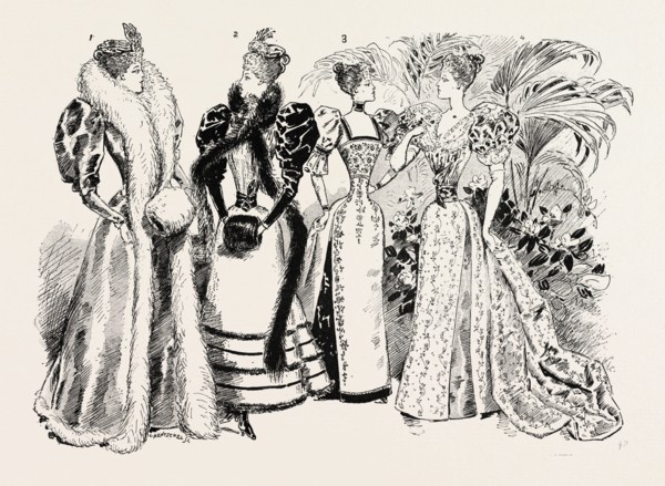 THE MARRIAGE OF PRINCESS MARIE OF EDINBURGH: 1. PRINCESS MARIE'S TRAVELLING CLOAK. 2. SKATING