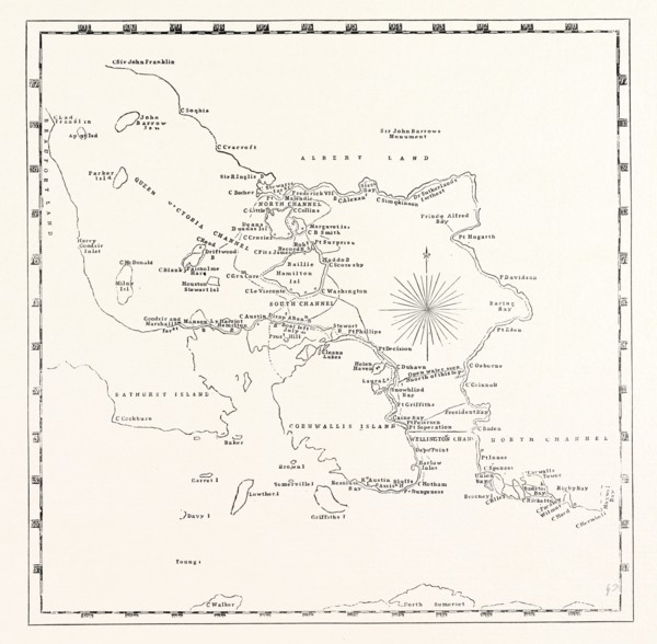 OUTLINE OF THE DISCOVERIES MADE BY THE RESPECTIVE SEARCHING PARTIES FROM THE ARCTIC EXPEDITION