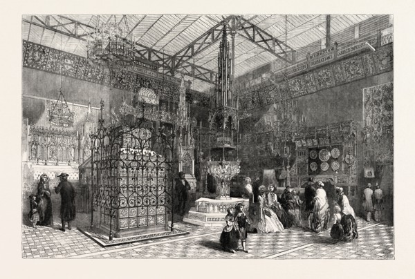 THE CRYSTAL PALACE: THE MEDIAEVAL COURT, 1851, LONDON, UK