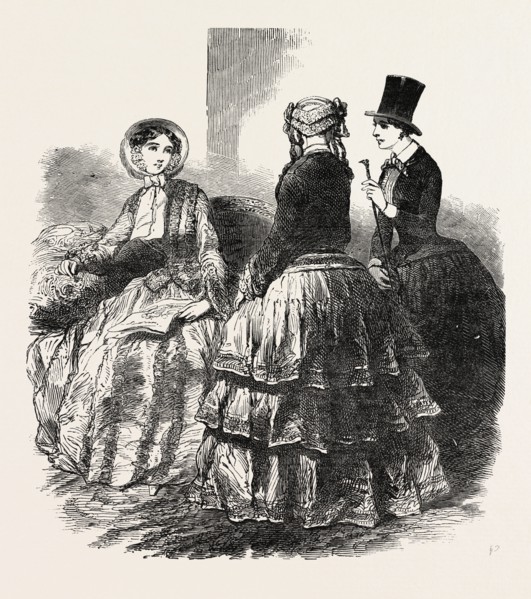 PARIS FASHIONS FOR OCTOBER, 1851