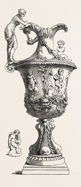 VASE, IN MARBLE, BY VAN LINDEN