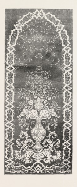 MUSLIN CURTAIN, BY MAIR AND SON, GLASGOW