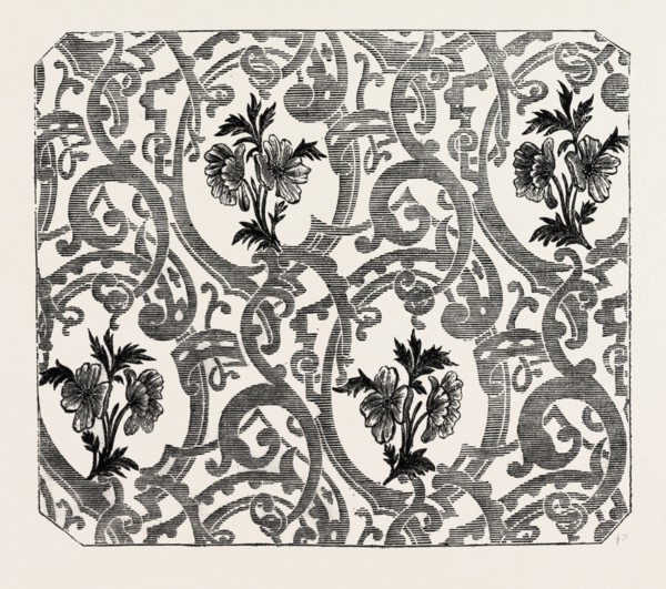 SILK DAMASK, BY HOULDSWORTH, MANCHESTER, UK