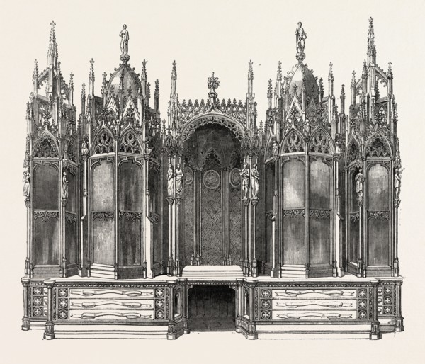 GOTHIC BOOKCASE, BY LEISTLER