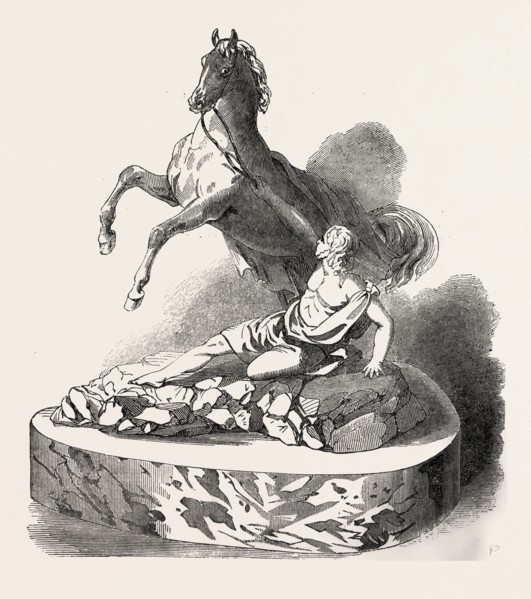 THE GREAT EXHIBITION, HORSE GROUPS IN THE RUSSIAN DEPARTMENT