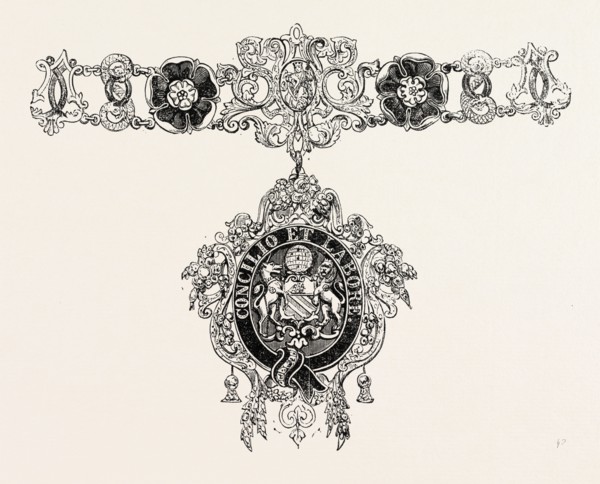 COLLARS AND JEWEL OF THE MAYOR OF MANCHESTER, UK