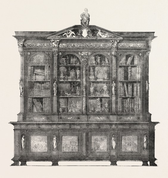 BOOKCASE, BY BARBEDIENNE
