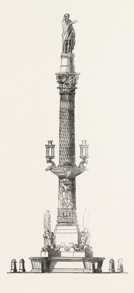 MONUMENTAL FOUNTAIN RECENTLY ERECTED AT BARCELONA, SPAIN