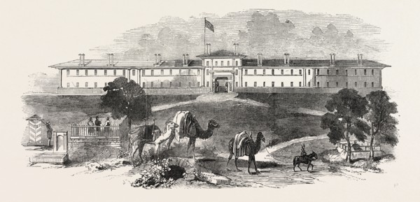 BARRACK AT KUTAYA IN WHICH M. KOSSUTH WAS IMPRISONED