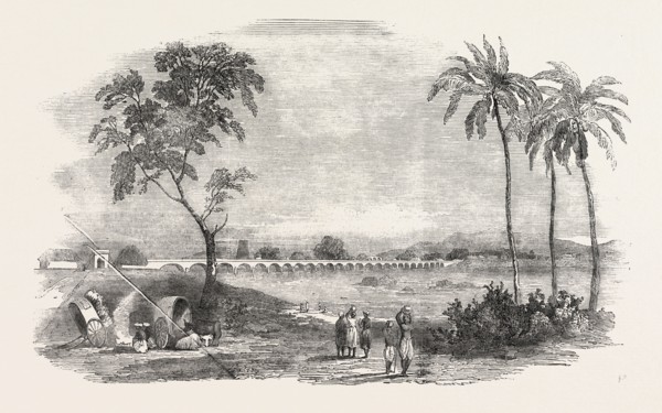 BRIDGE RECENTLY ERECTED OVER THE RIVER CORVERY NEAR BHOWANEE MADRAS
